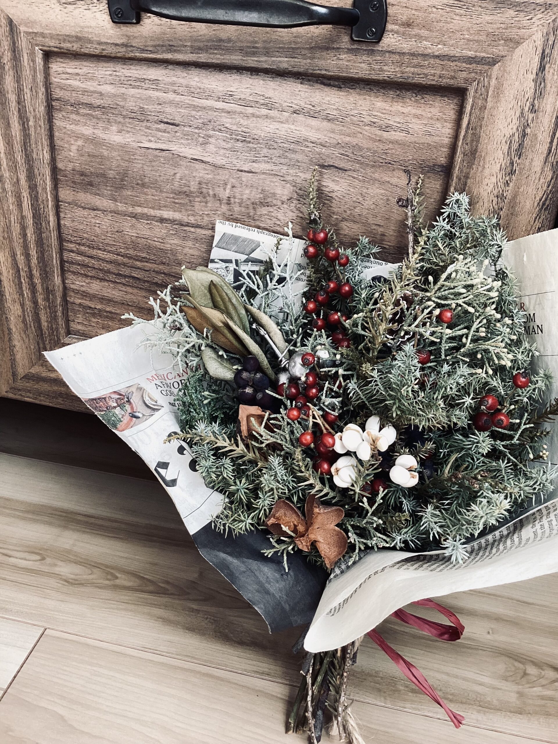 2025年クリスマスブーケ写真１枚目